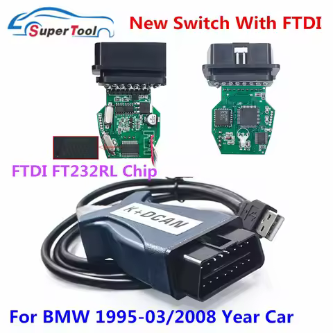 Best Sell For BMW K DCAN OBD2 Extension Cable 20Pin to 16Pin Diagnostic Connectors For BMW IN-PA K D