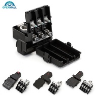 OPENMALL 3-Way/4-Way New Energy Car Battery Fuse Box Positive Bus Bar Electric Vehicle Power Distrib