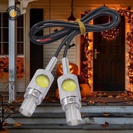 {TB & Bag} 2 Pcs Eagle Eye Motorcycle LED Turn Signal Light Super Bright LED Motorcycle License Plat