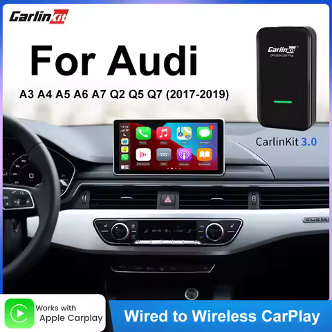 Carlinkit 3.0 Wireless CarPlay Car Adapter CarPlay Dongel For Audi A1 A3 A4 A5 A6 A7 A8 Q2 Q3 Q5 Q7 