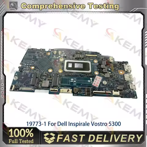 19773-1 Laptop Motherboard For Dell Inspiron Vostro 5300 with i3 i5 i7 CPU 0X4C7V 00HTT8 0XHCN2 0V49