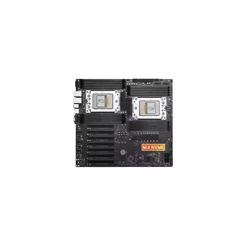 HUANANZHI H12D-16D E-ATX Server Motherboard For AMD EPYC Rome Milan 16 DDR4 Slots 4TB RAM 7 PCIe 4.0