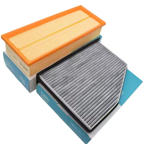 1K0129620D 1K0819644A Combo Set Engine Cabin Pollen Air Filter For VW Golf Passat Eos CC Caddy Tigua