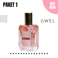 Parfum Owel Eve Rosse Parfume EDP | Parfume Wanita Original BPOM Parfume EDP Wanita Tahan Hingga 12