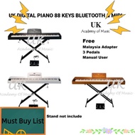 ⭐musical instrument⭐ ▲Bluetooth UK Standard Keyboard Weighted 88 Keys Digital Piano + 3 Pedals❆