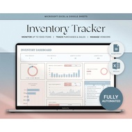 8000 Item Automated Inventory Tracker Spreadsheet Small Business Template Google Sheets Excel Manage
