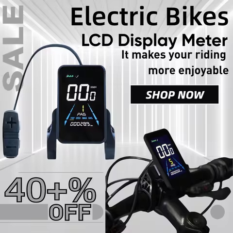 NC-81F Electric Mountain Bike Modification Lcd Display Control Panel Modification Waterproof Electri