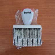 Trodat 10 manual number stamp 12-digit 5 mm/ 15510 / 15512