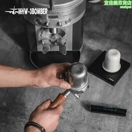 MHW-3BOMBER轟炸機咖啡接粉杯 58mm手柄通用意式磨豆機倒扣接粉器