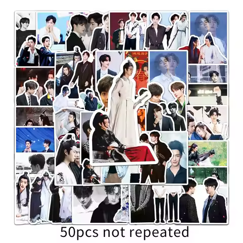 10/50CS The Untamed Chen Qing Ling Decorative Sticker Xiao Zhan Wang Yibo Scrapbooking DIY Diary Bo 