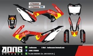 สติกเกอร์ CRF110 Red Bull