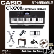 Casio CT-X700 61-Keys Portable Keyboard Package (CTX700 / CTX 700)