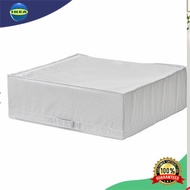 Multi-Purpose Cloth Storage Box bag 55x51x18cm Original_White STU Storage box, white/grey, 55x51x18 