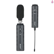 Baomic Mini Wireless Microphone Receiver &amp; Transmitter System UHF Portable Rechargeable Receiver and Transmitter Set with Mini Handheld Mic or Clip-On Mic/ Microphone for [Tpe1]