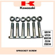 KAWASAKI KR150 GT128 KRZ150 ZX150 ZXR150 Sprocket Screw + Washer Spocket Rear Belakang Skru Nut Skre