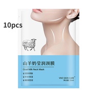 Hailicare Goat Milk Neck Mask Fade Neck Wrinkles Patch Moisturizing Neck Care Cream Nourishes Skin a