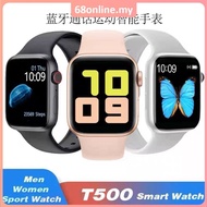 [Johor Seller] T500 Smart Watch Bluetooth Touch Screen Answer Call Heart Rate Monitor Message Activity Reminder Tracker Smartwatch compatible with iOS and Android Bluetooth fitness watch and Pedometer fashion watch