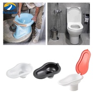 Perfeclan Construction Site Portable Toilet Urinal for Emergency Work 15.7x9.4x6.3 Inch Easy to Inst