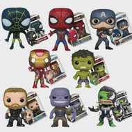 Funko POP Marvel Avengers Alliance Figure SpiderMan Ironman Captain America Thor Hulk Thanos War Machine Model Child Gift Toy