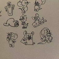WZLDN Animation Merchandise Metal Sticker Mobile Phone Tablet Laptop Decorative Sticker Small Sticke