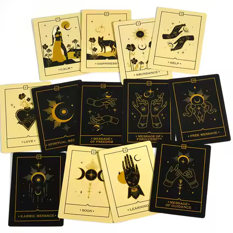 11*6.5cm Voice of the Souls Oracle 44 Full Color deck spirit guides and souls Love Oracle Cards Taro