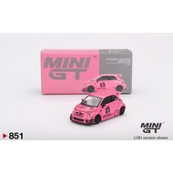 MINI GT 851 ABARTH 595 LB-WORKS x Abas Works Pink