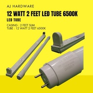 12 Watt 2 Feet Casing LED Tube 6500k