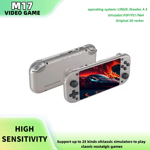 M17 Video Game Console, Open Source Sistema Linux, Pocket Video Player portátil, Retro Gaming Consol