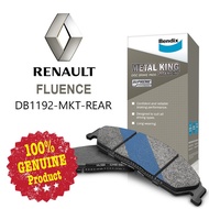 Original Bendix [DB1192MKT] Rear Brake Pad - Renault Fluence Rear Brake Pad