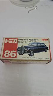 絕版 Tomica No.86 勞斯萊斯（Rolls-Royce Phantom VI） 紅白盒模型車