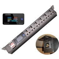 Desktop Power Socket digital display meter Hidden socket with switch,Universal Socket,hoisting socke