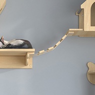 Cat Hammock Climbing Frame Wall Ladder Climbing Frame Connector Small Solid Wood Cat Climbing Frame