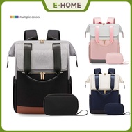 E-HOME 2pcs Set Backpack Woman Waterproof Large Capacity Portable Backpack, 15.6 Laptop Bag Travel T