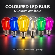ST64/S14 LED Edison Bulb E27 1W 4W 6W Warm White Vintage Filament Clear Glass Decorative Light Bulb