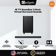 Xiaomi TV Soundbar 3.1ch Woofer Virtual Surround Home Theater Sound 430W Bluetooth 5.0 6.5inch Subwoofer Dolby Audio Speaker