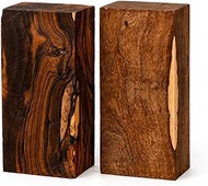IECAP LLC Desert Ironwood Blanks — 6 x 3 x 2 in, Pack of 2 — Exotic Hardwood Lumber Blocks for Tool 
