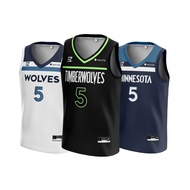[ORIGINAL] Jersey ⁠Anthony Edwards Minnesota Timberland #5 WHITE BLACK NAVY - Swingman Basketball T-