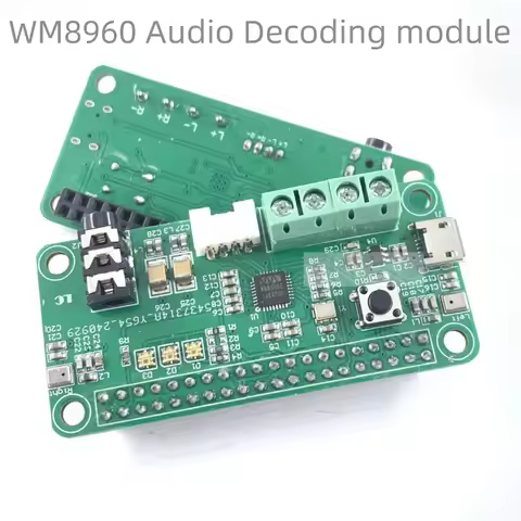 WM8960 Audio Decoding module Intelligent voice recognition dual microphone for Raspberry Pi Zero/2/3