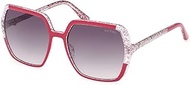 Guess Women's Square Sunglasses GU7883, Shiny Fuxia, 56/17/135