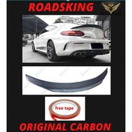 MERCEDES BENZ W205 COUPE GTX REAR SPOILER CARBON FULL CARBON C63 AMG