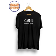 Men's Distro T-shirts Wanita 404 Page Not Found Error Programer Cool, Trendy T-shirts