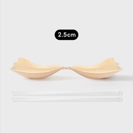 FallSweet 2.5/4/6CM Thick Round Shape Seamless Invisible Adhesive Nubra Push Up Stick On Wedding Reu