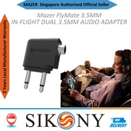 Mazer Infinite Flymate Dual 3.5mm Inflight Audio adapter