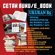 Jasa PRINTING OF B5 HVS/ BOOKS AND B5 BOOKPAPER