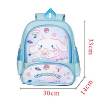 38cm Sanrio Kuromi Melody Cinnamoroll Girl Beg Sekolah Rendah Budak Perempuan Primary Mechamato Bobo