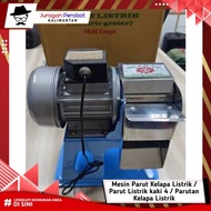 MESIN Electric Coconut Grater Machine / 4 High Funnel Leg Electric Grater / Electric Coconut Grater