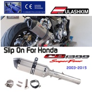 Slip On For Honda Exhaust CB1300 CB 1300 Middle Contact Pipe 2003 To 2015 Motorcycle Exhaust Muffler