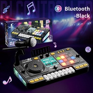 Kids Simulation DJ Mixer Controller Toys Multifunctional Music Effects Electronic Learning Game Birt