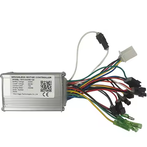 EBIKE Brushless Motor Controller 48V 15A E-Bike Accessories X813-AA26E-12Z Display KD26E Bike Speed 