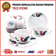 Cup Set 6 Pairs Series 6 Rooster Series 2 Coffee Tea Cups A2F2 Ceramic Cups Drinkware Set